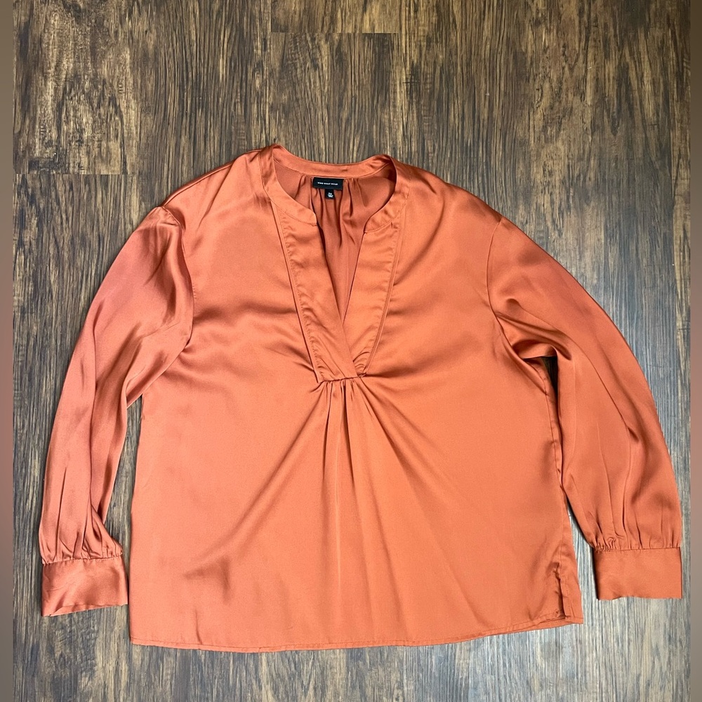 Rusty orange blouse - size Medium - Who What Wear brand
